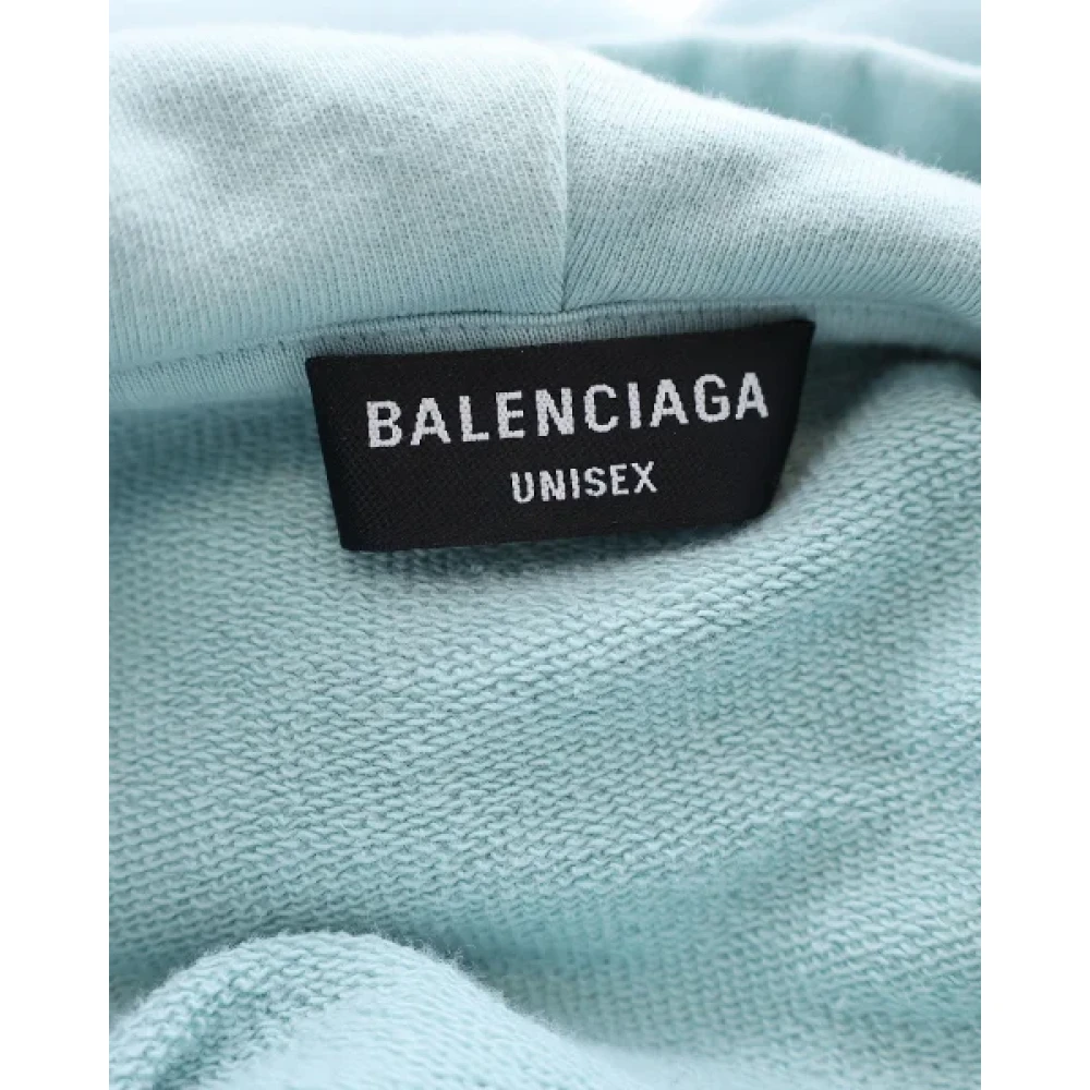 Balenciaga Vintage Pre-owned Cotton tops Blue Heren