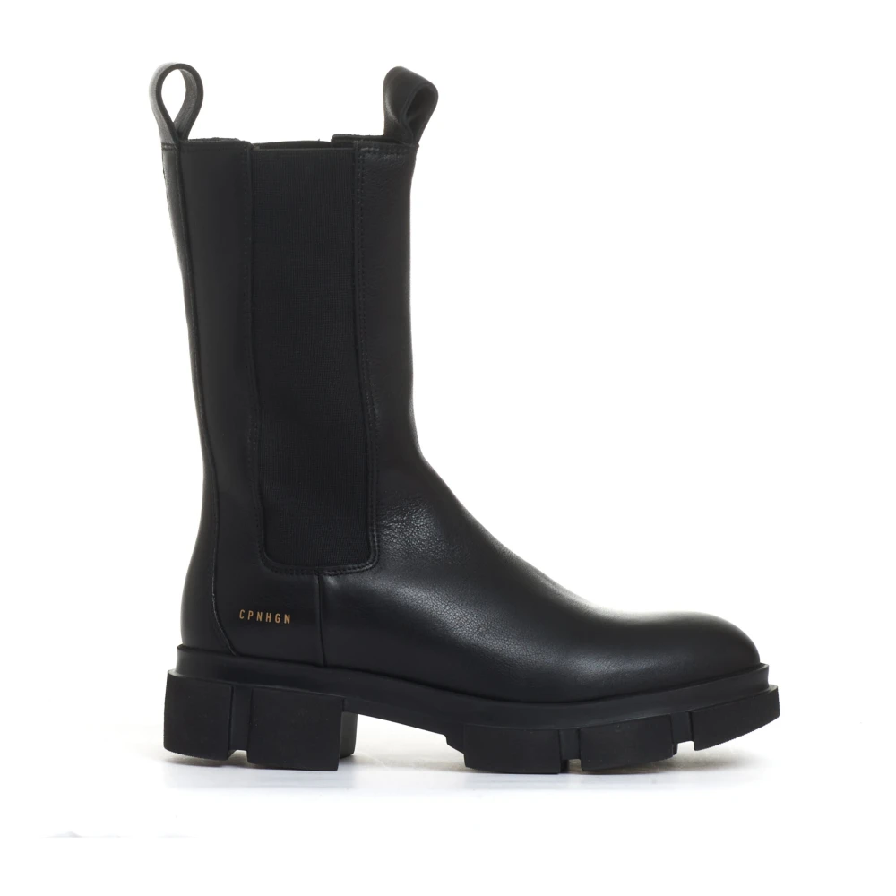 Copenhagen Shoes Svarta Chelsea Ankelboots Black, Dam