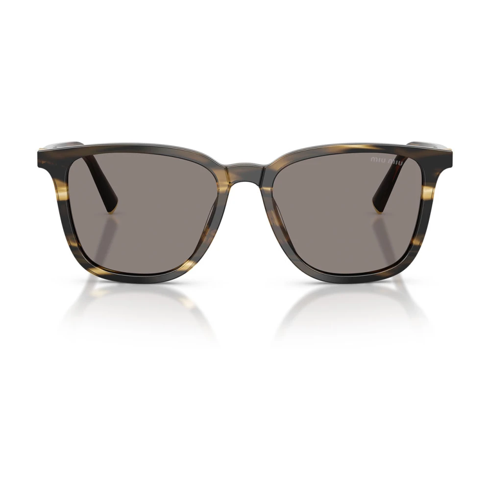 Miu Miu Unisex Brown Mub03s Sunglasses - Sunglasses - 53 Mm - Accessories