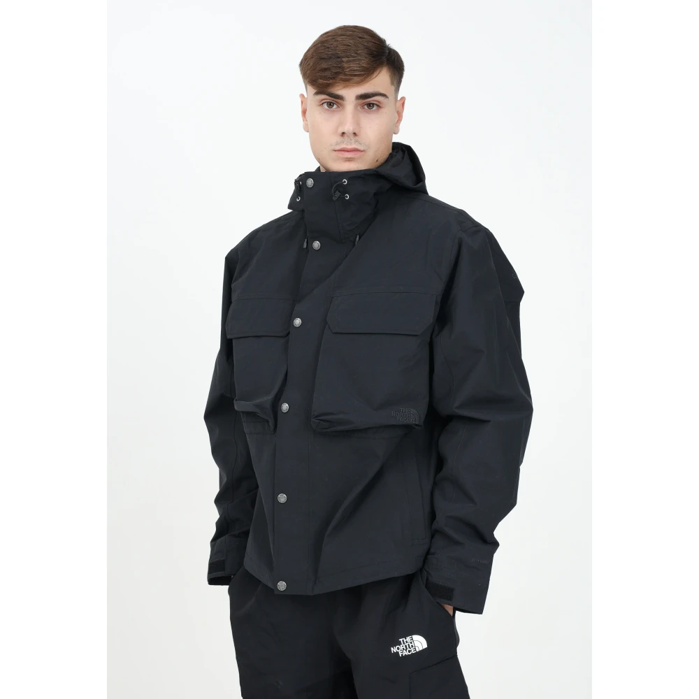 The North Face Retro militaire stijl windjack Black Heren
