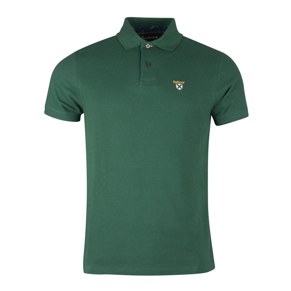 Barbour Sycamore Society Polo Shirt Green Heren