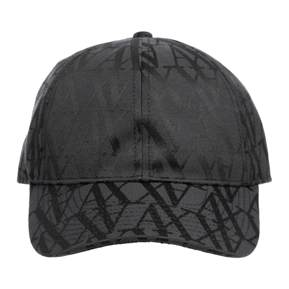 Armani Exchange Verstelbare Logo Cap Black Dames