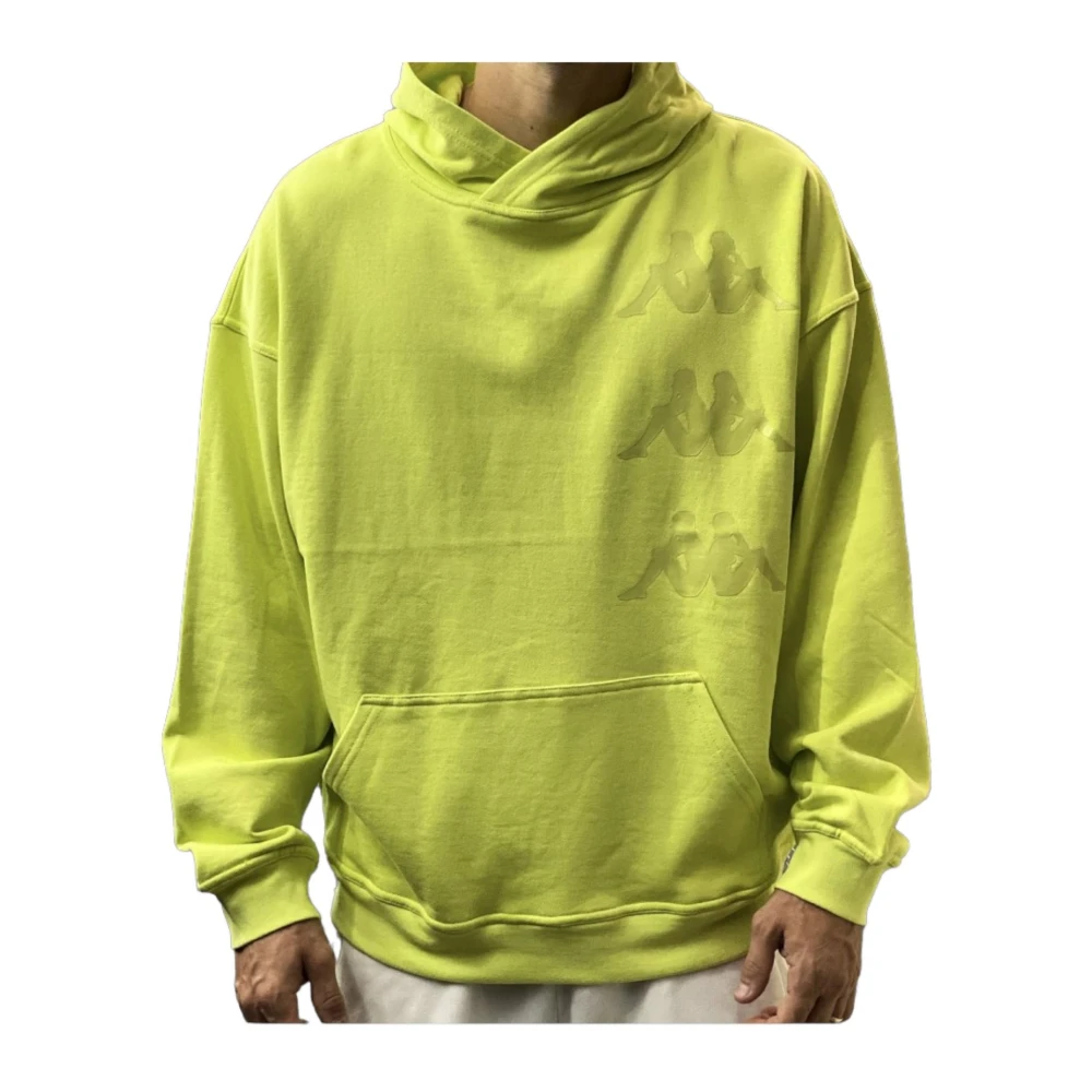 Kappa Hoodie Yellow Heren
