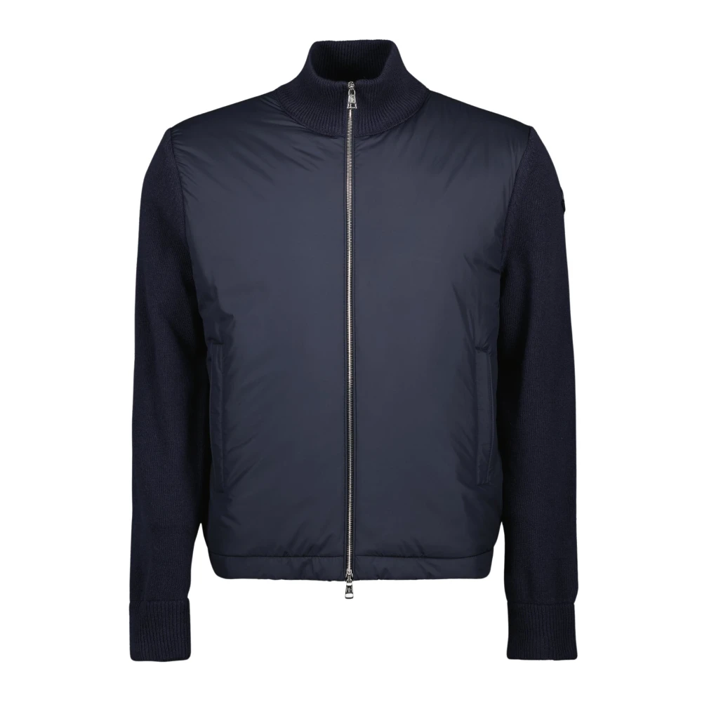 Moncler Men's Blue Bi-Material Down Jacket - Winter Jackets - M - Jackets
