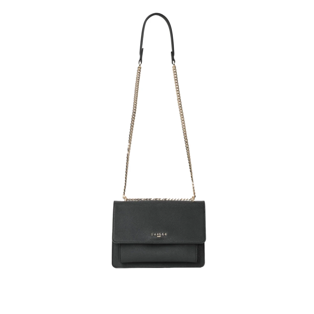Gaëlle Paris Zwarte Schoudertas Elegant Veelzijdig Chic Black Dames