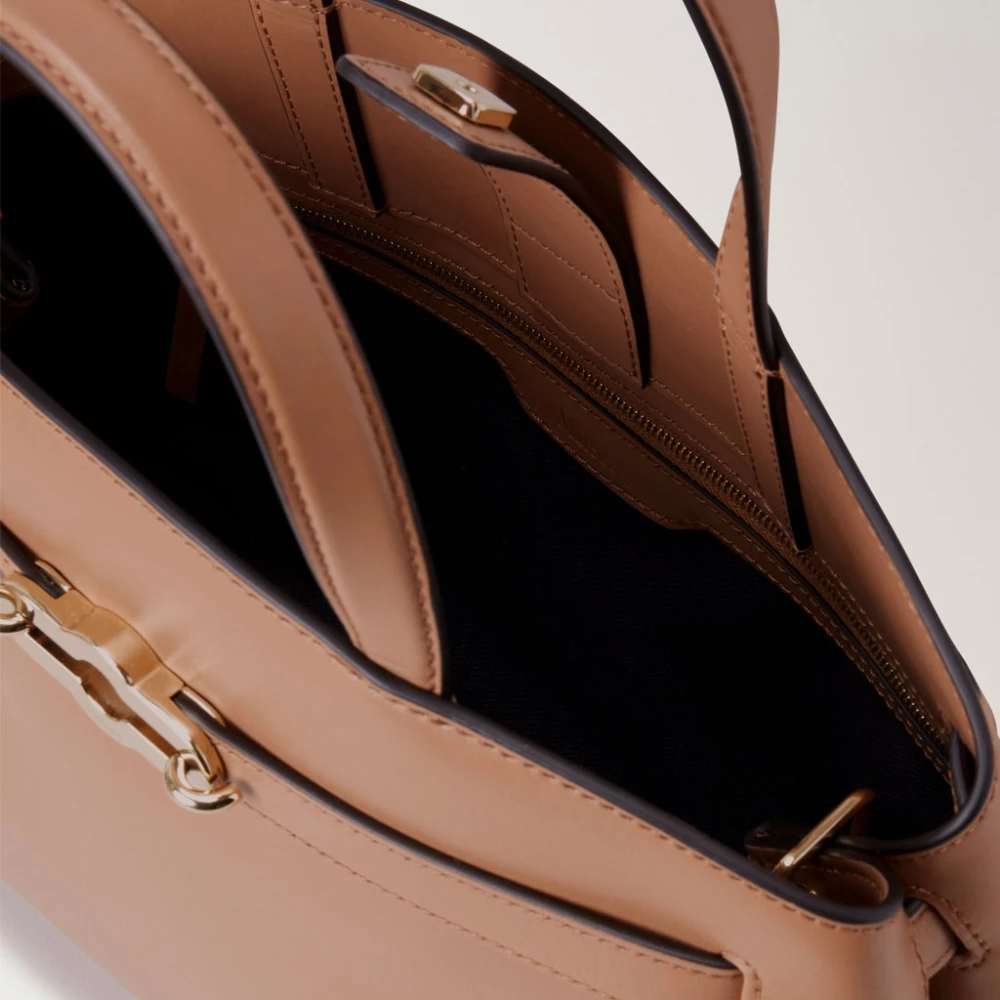 Mulberry Sable High Gloss Leren Tote Tas Brown Dames