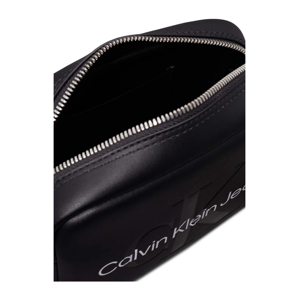 Calvin Klein Zwarte cameratas met logo Black Dames