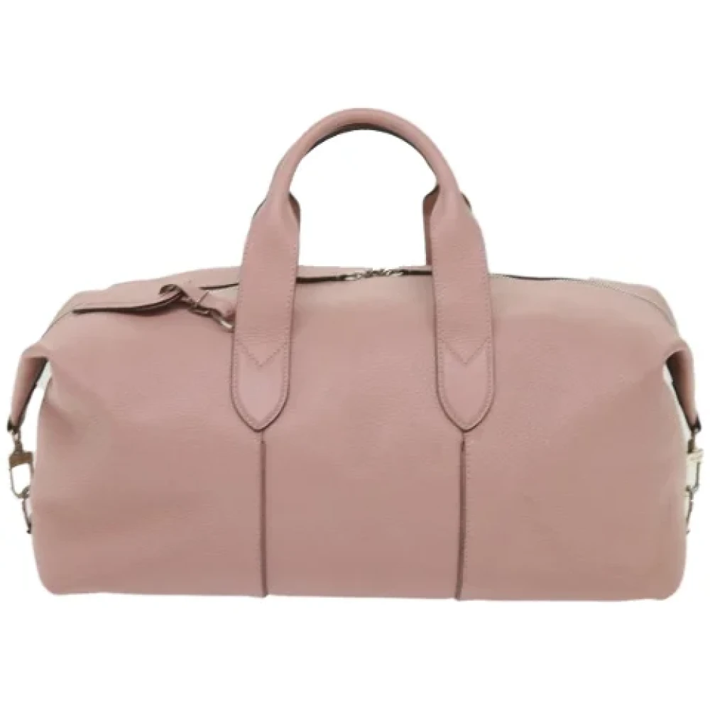 Louis Vuitton Vintage Pre-owned Leather travel-bags Pink Dames