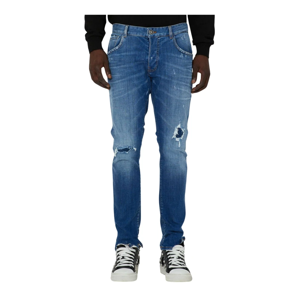 John Richmond Slim-fit Jeans Blue Heren