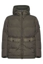 manteau-vert-rembourre-a-capuche