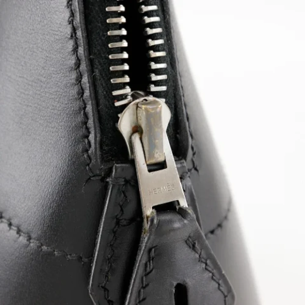 Hermès Vintage Pre-owned Leather hermes-bags Black Dames