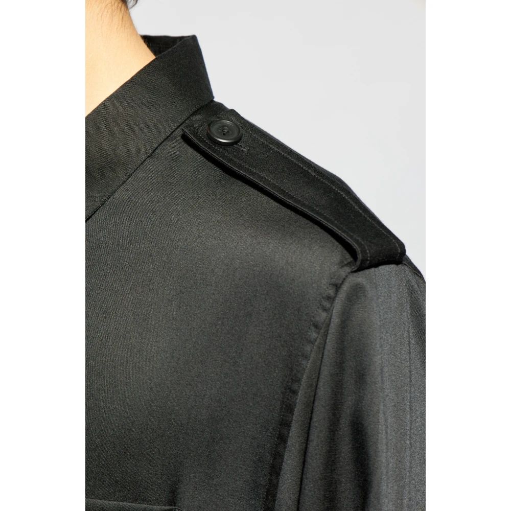 Helmut Lang Overhemd met een zak Black Heren