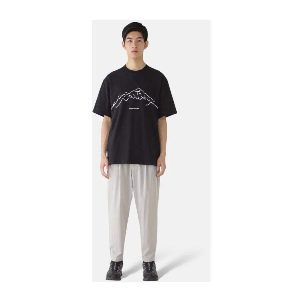 And Wander Lichte W Doek Broek Moderne Stijl Gray Heren