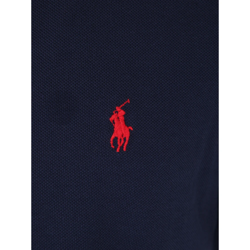 Ralph Lauren Navy Short Sleeve Knit Top Blue Heren