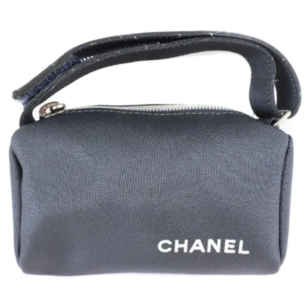 Chanel Vintage Pre-owned Fabric chanel-bags Gray Dames