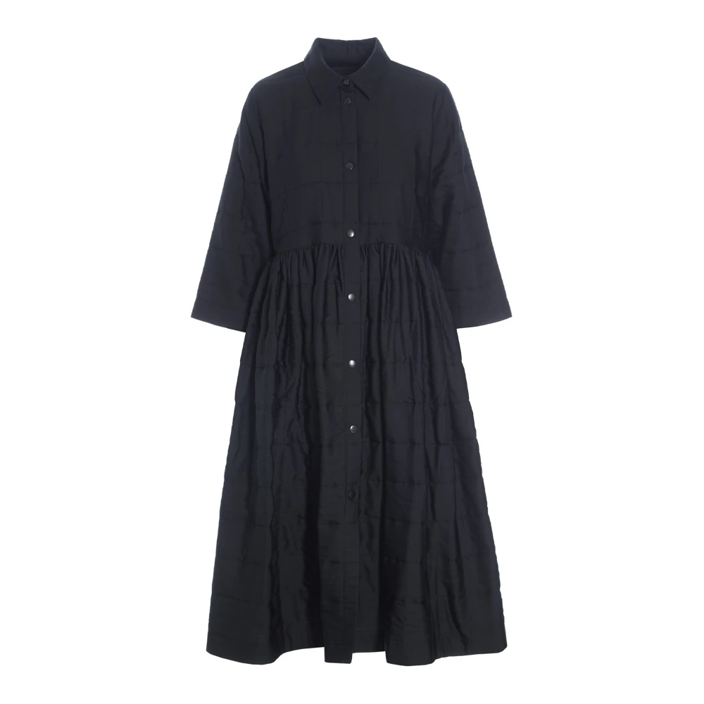 Bitte Kai Rand Quilt Overhemdjurk Zwart Black Dames