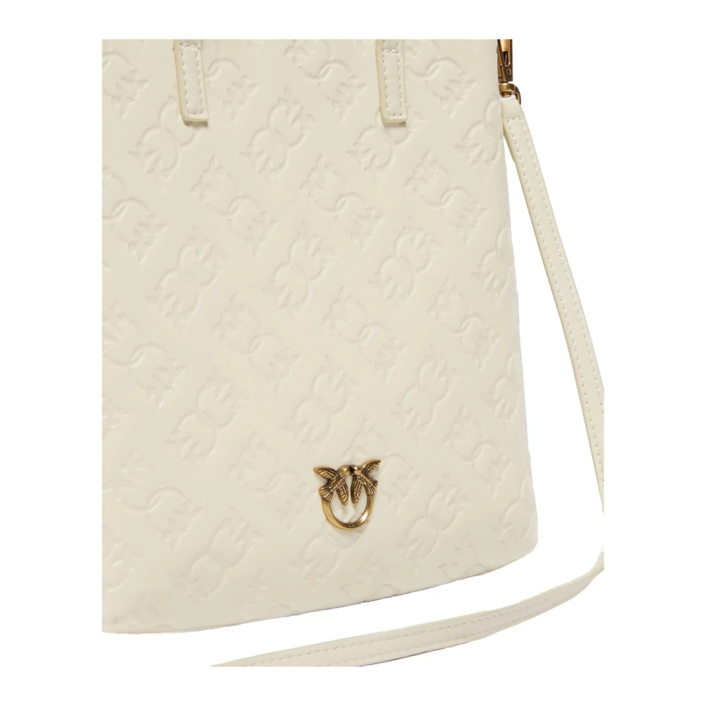 pinko Leren Handtas Samenstelling: 92% Leer 8% Polyurethaan White Dames