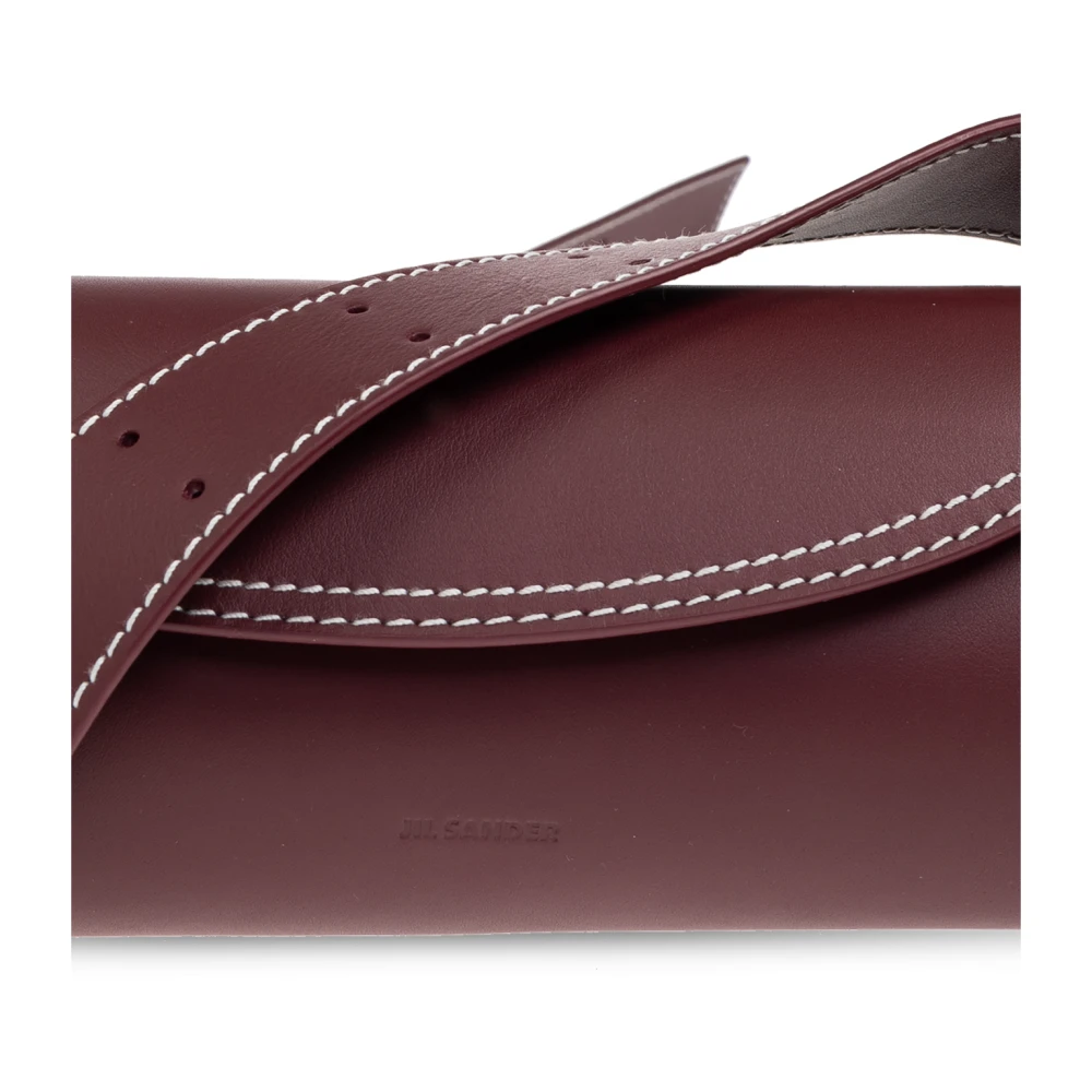 Jil Sander Schoudertas Canollo Klein Red Dames