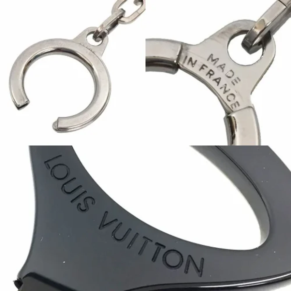 Louis Vuitton Vintage Pre-owned Metal key-holders Black Dames