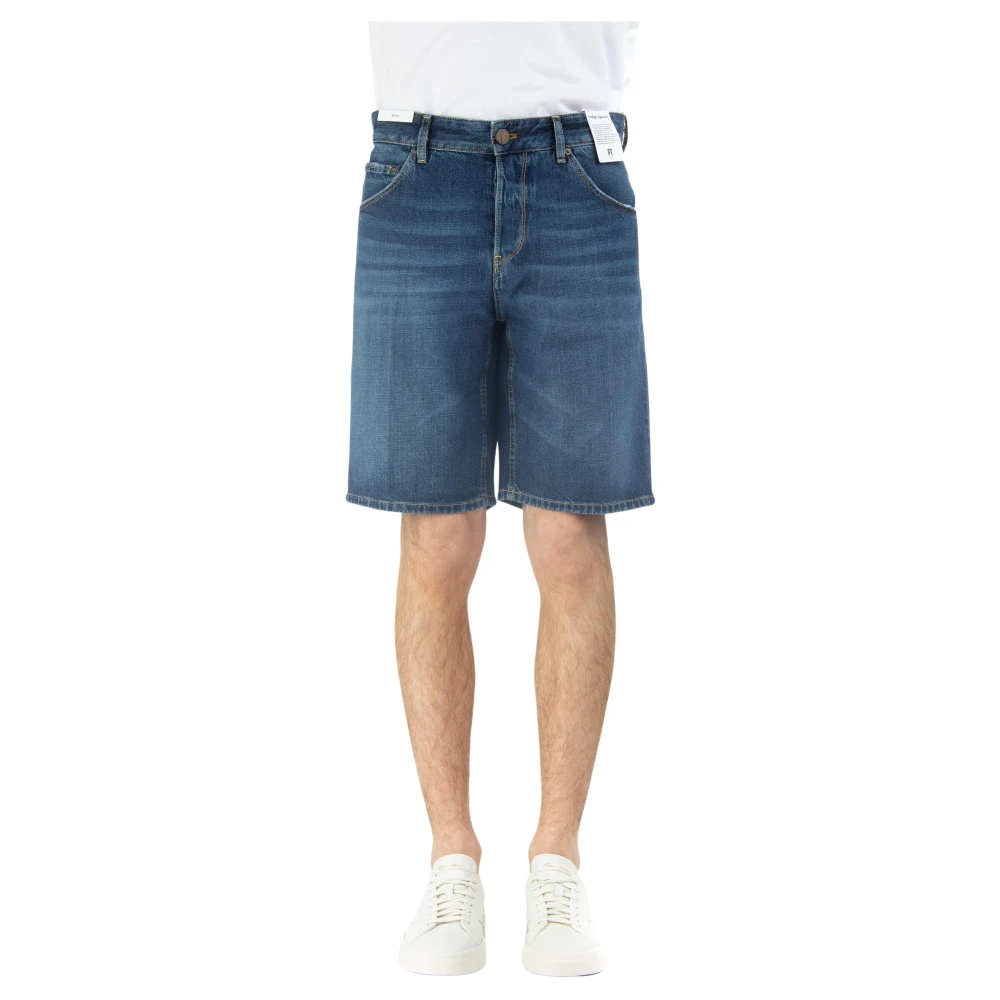 PT Torino Denim Strand Shorts Blue Heren