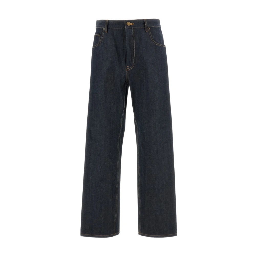 Thom Browne Men's Blue Selvedge Denim 5-Pocket Trouser