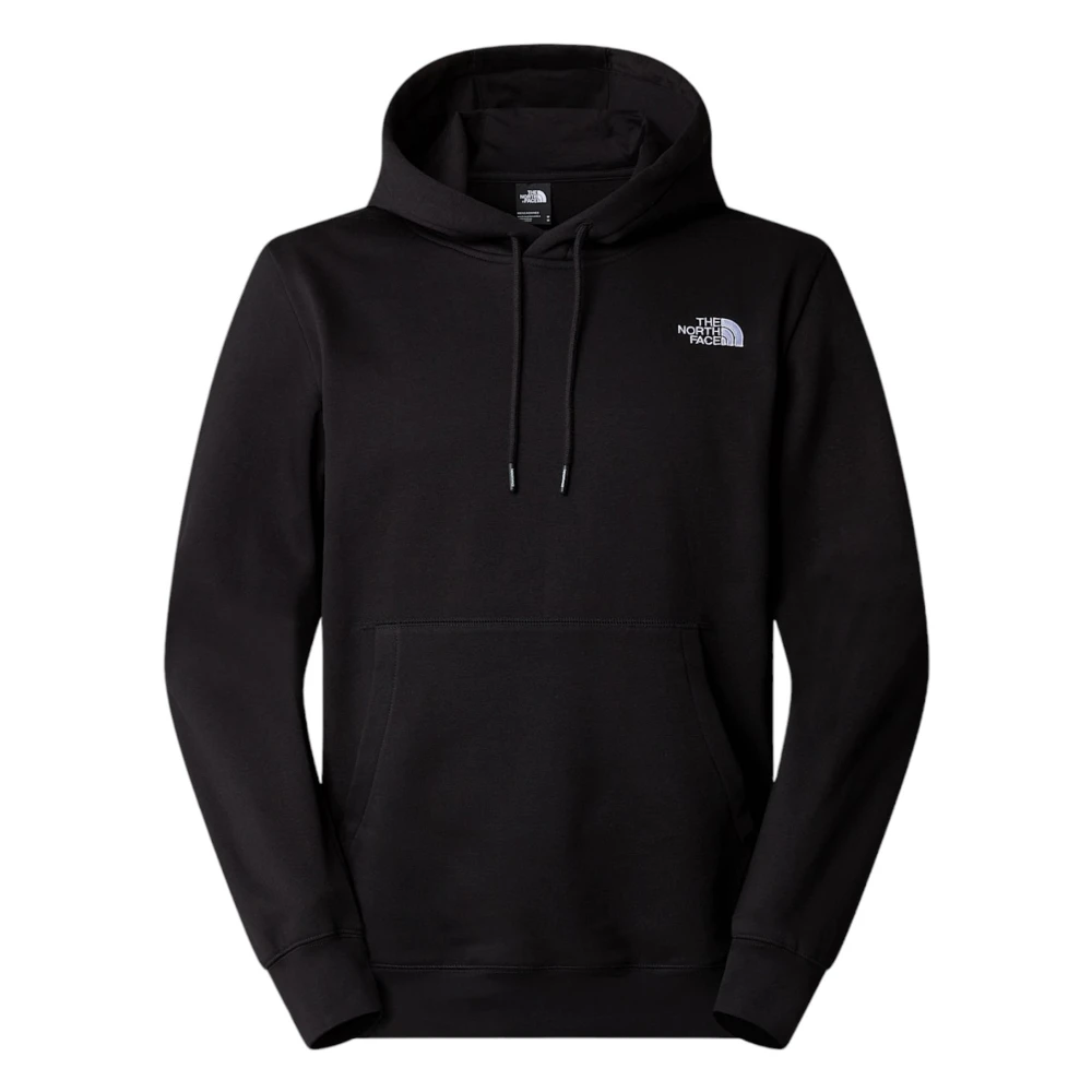 The North Face Zwarte hoodie met geborduurd logo Black Heren