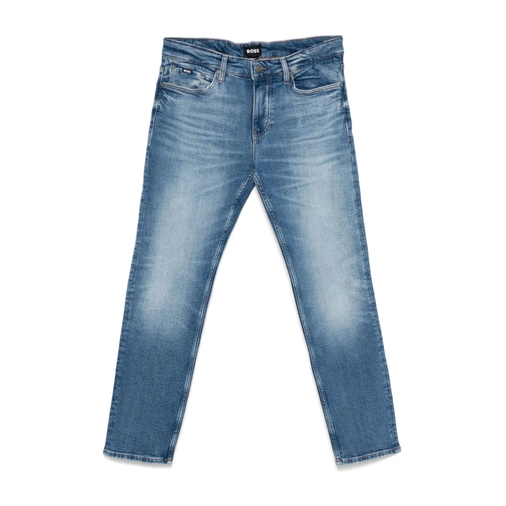 Hugo Boss Blauwe Jeans voor Mannen Blue Heren