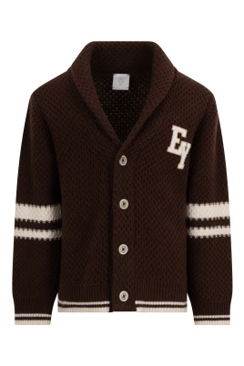 Cardigan med applikation