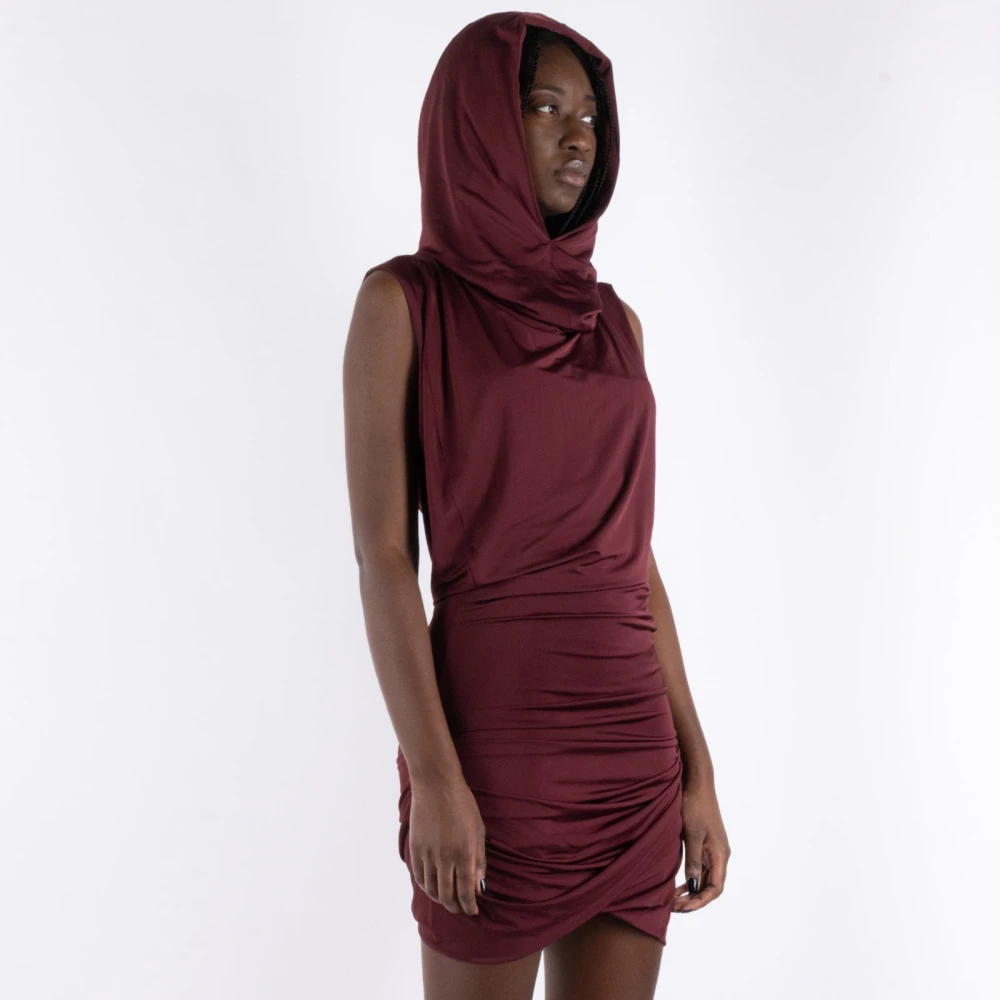 Magda Butrym Bordeaux Jurk 153425 Red Dames