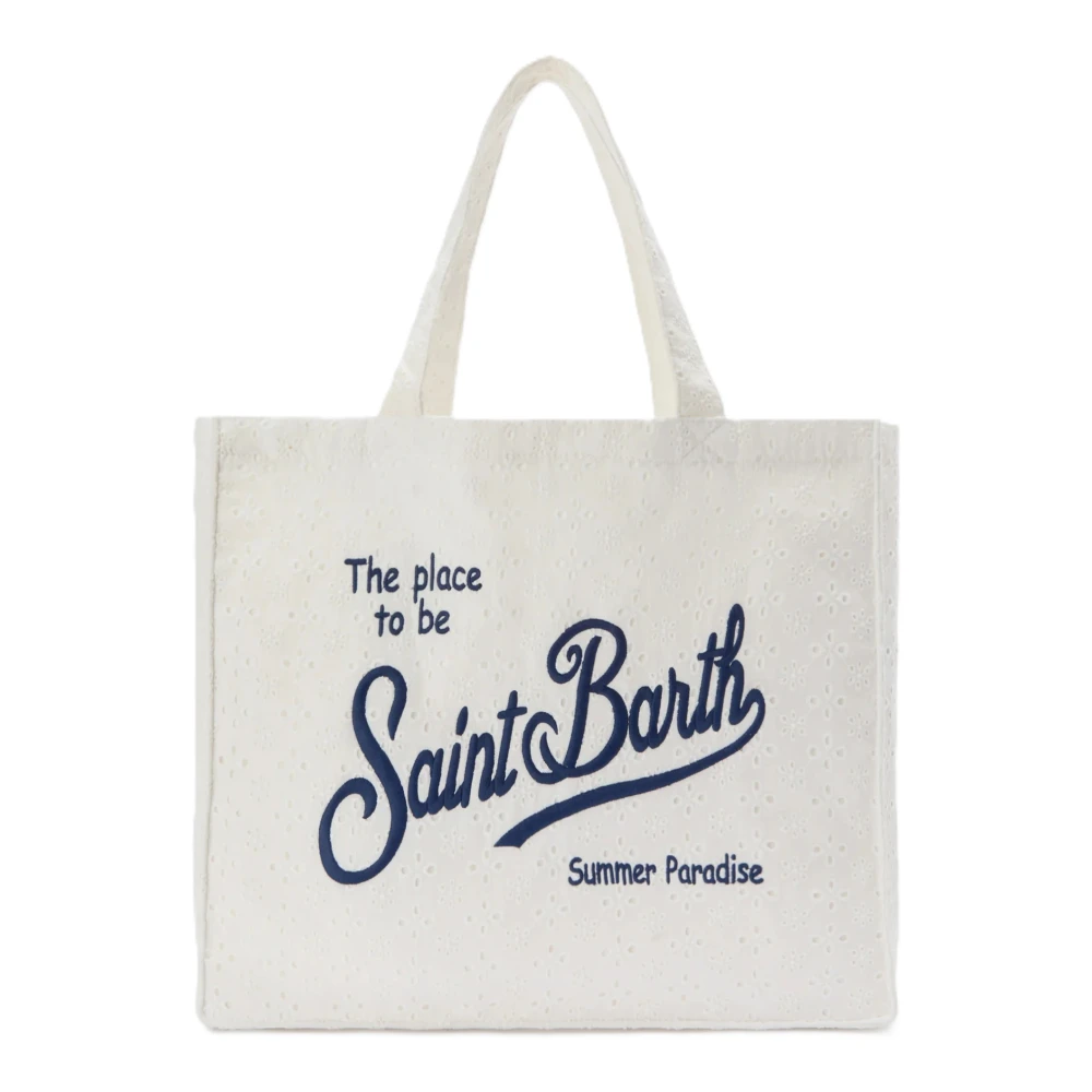 Mc2 Saint Barth Women's White Essential Bag In Sangallo - Shopping Bags - One Size - Bags