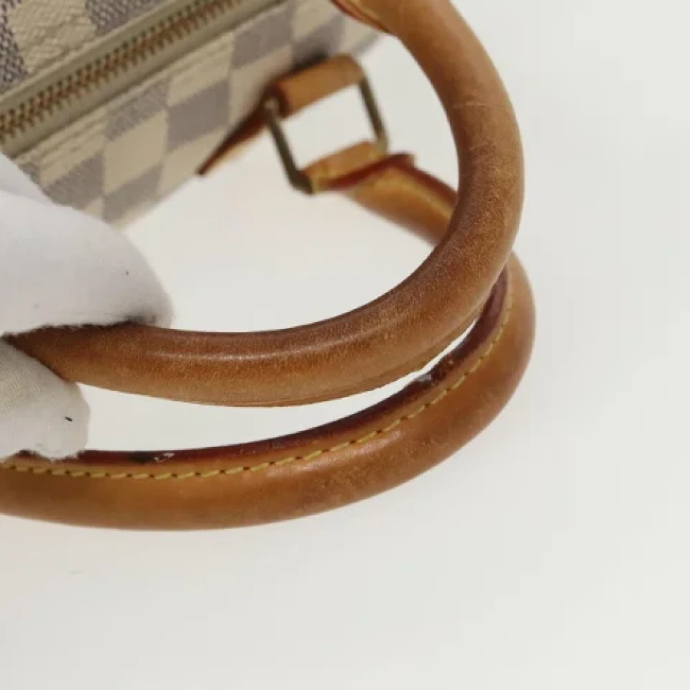 Louis Vuitton Vintage Pre-owned Canvas handbags White Dames