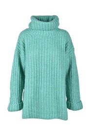 Zielony Sweter dla Kobiet