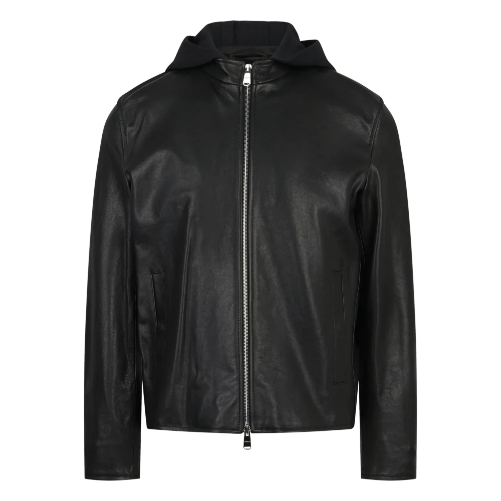 Dondup Coats Black - Male - Leather Jackets - Black - M - Jackets