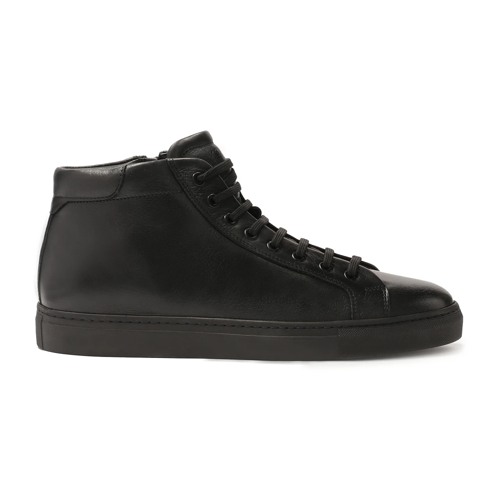 Kazar Minimalistische herensneakers met enkelbovenwerk Heren Schoenen Zwart
