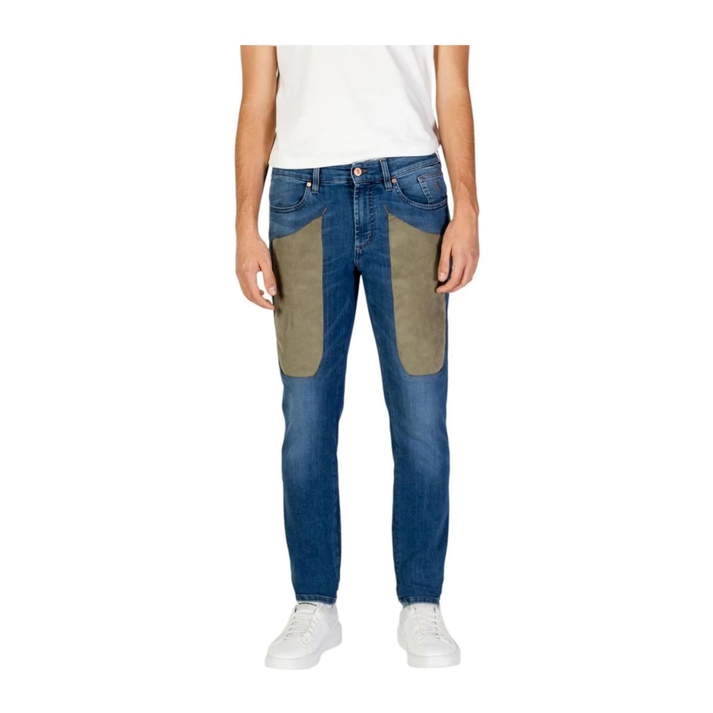 Jeckerson Stretch Denim Jeans Collectie Blue Heren