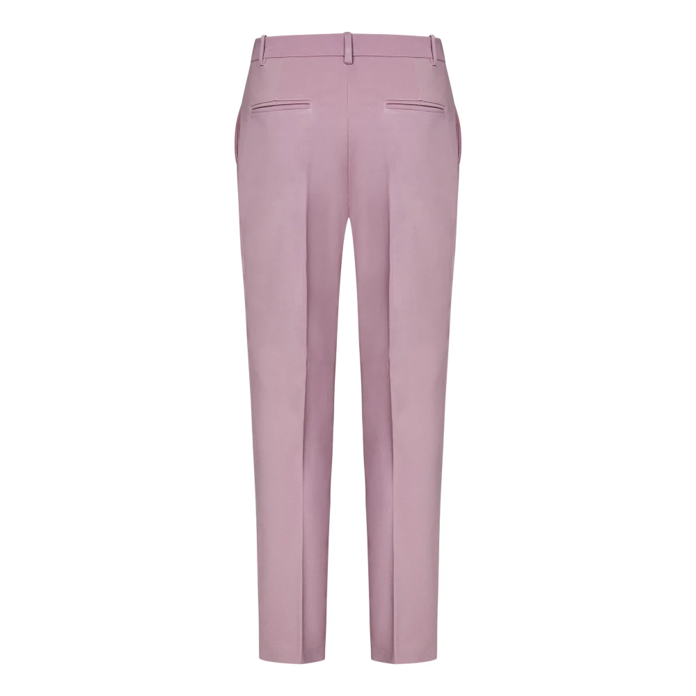 pinko Slim-fit Trousers Pink Dames