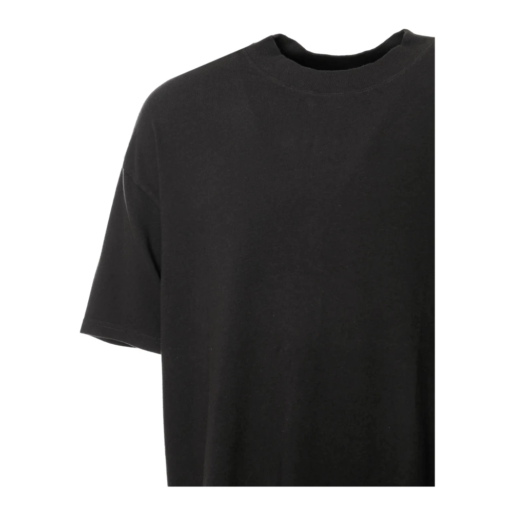 American vintage Casual Oversized T-shirt Gray Heren