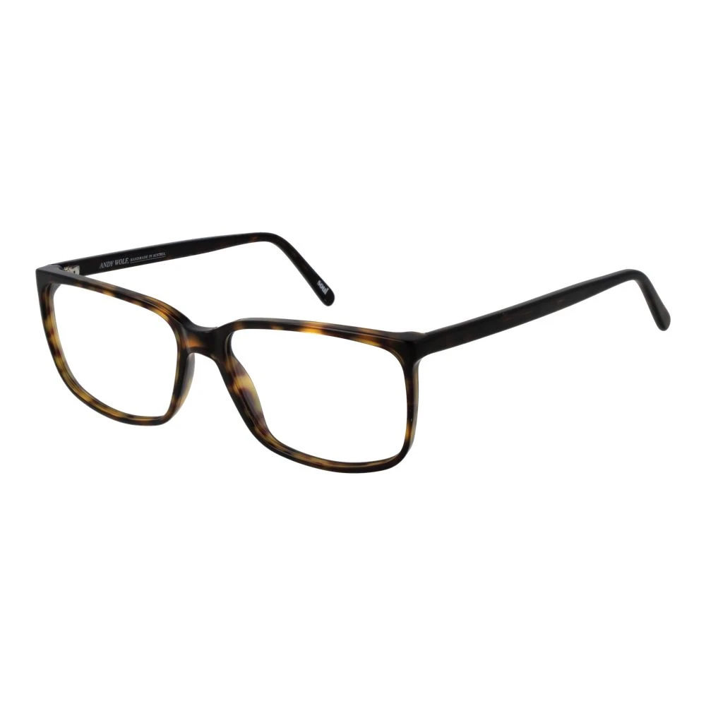 Andy Wolf Unisex Brown Rectangle Optical Frames - Glasses - One Size- Accessories