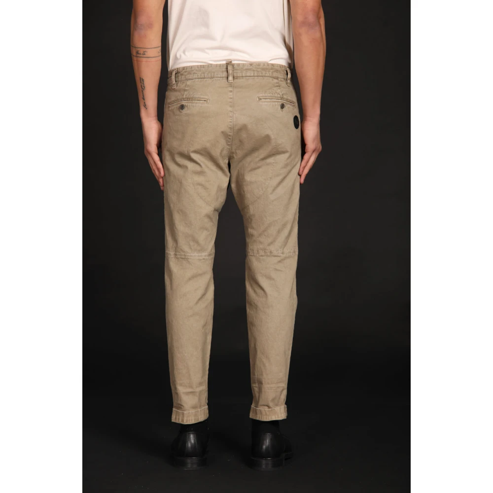 Mason's Beperkte Editie Wortelpas Cargo Broek Beige Heren