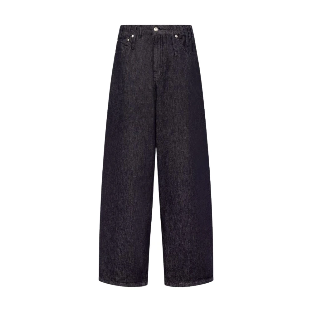 Moschino Women's Blue Five-Pocket Trouser