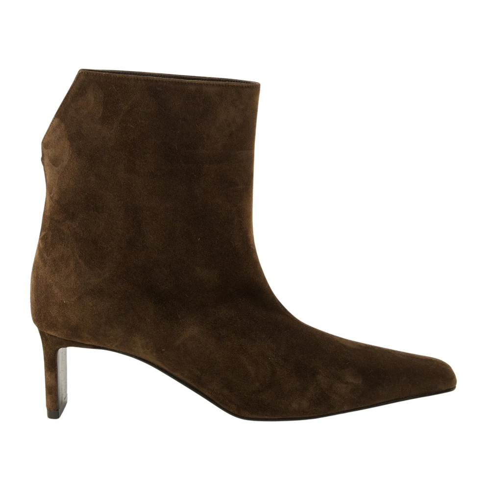 Khaite Women's Brown Ona Ankle Boots