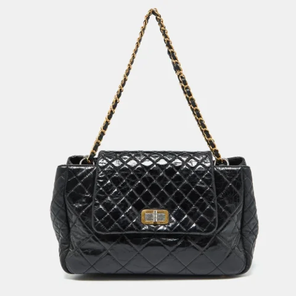 Chanel Vintage Pre-owned Leather chanel-bags Black Dames