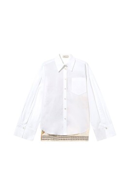 Camicia dobby bianca - Il Lanificio