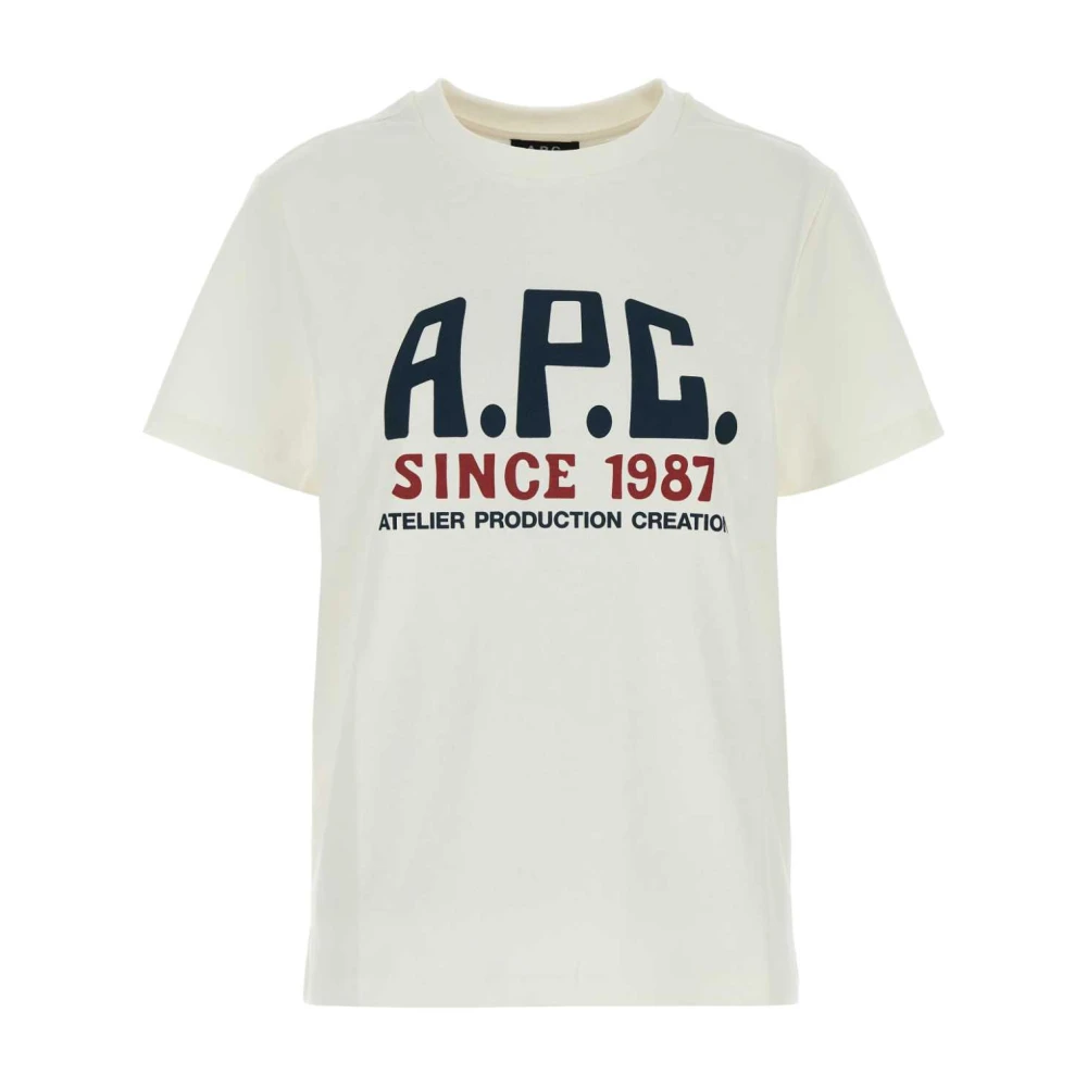 A.p.c. - Tops > T-Shirts - White - A.p.c. - Modalova