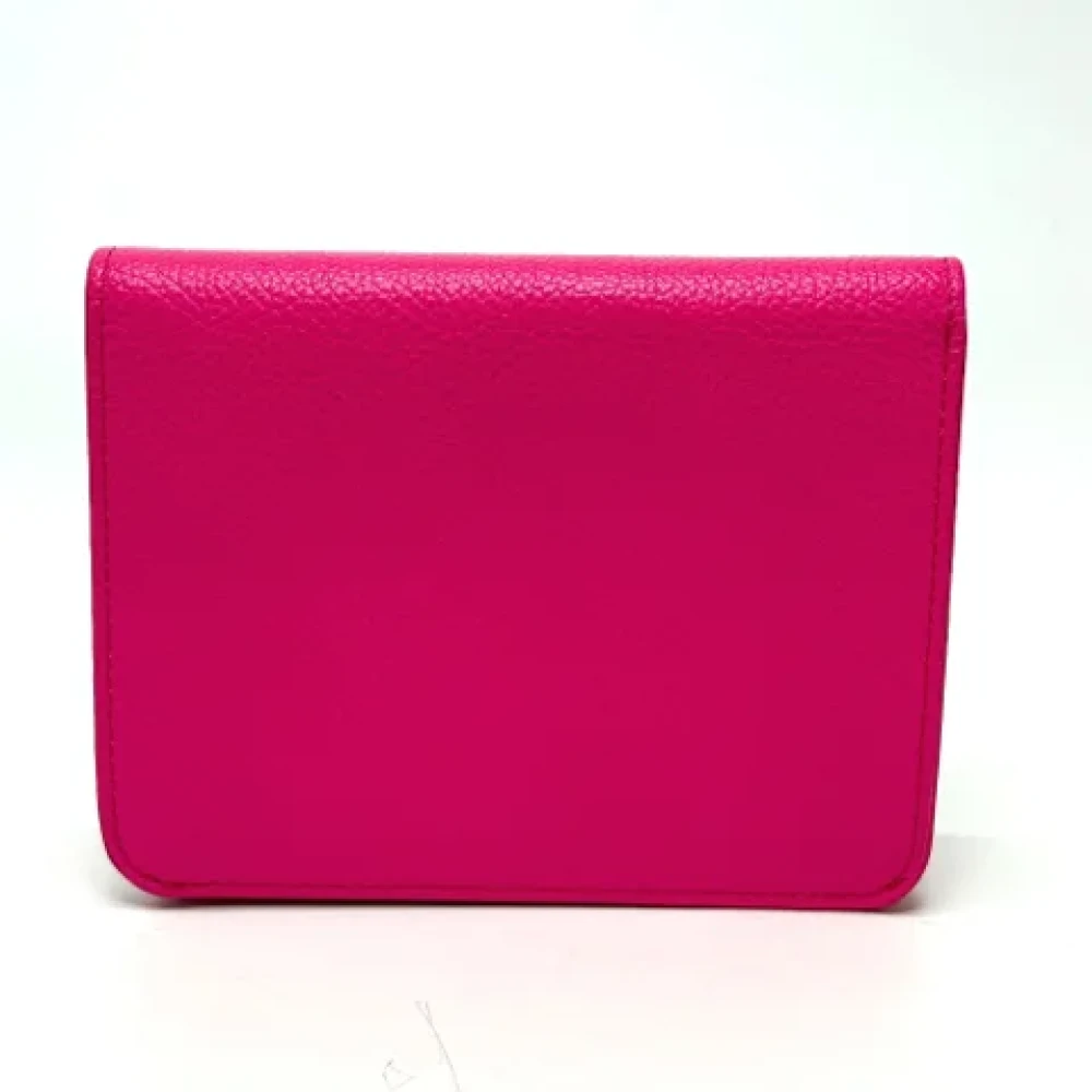 Balenciaga Vintage Pre-owned Leather wallets Pink Dames