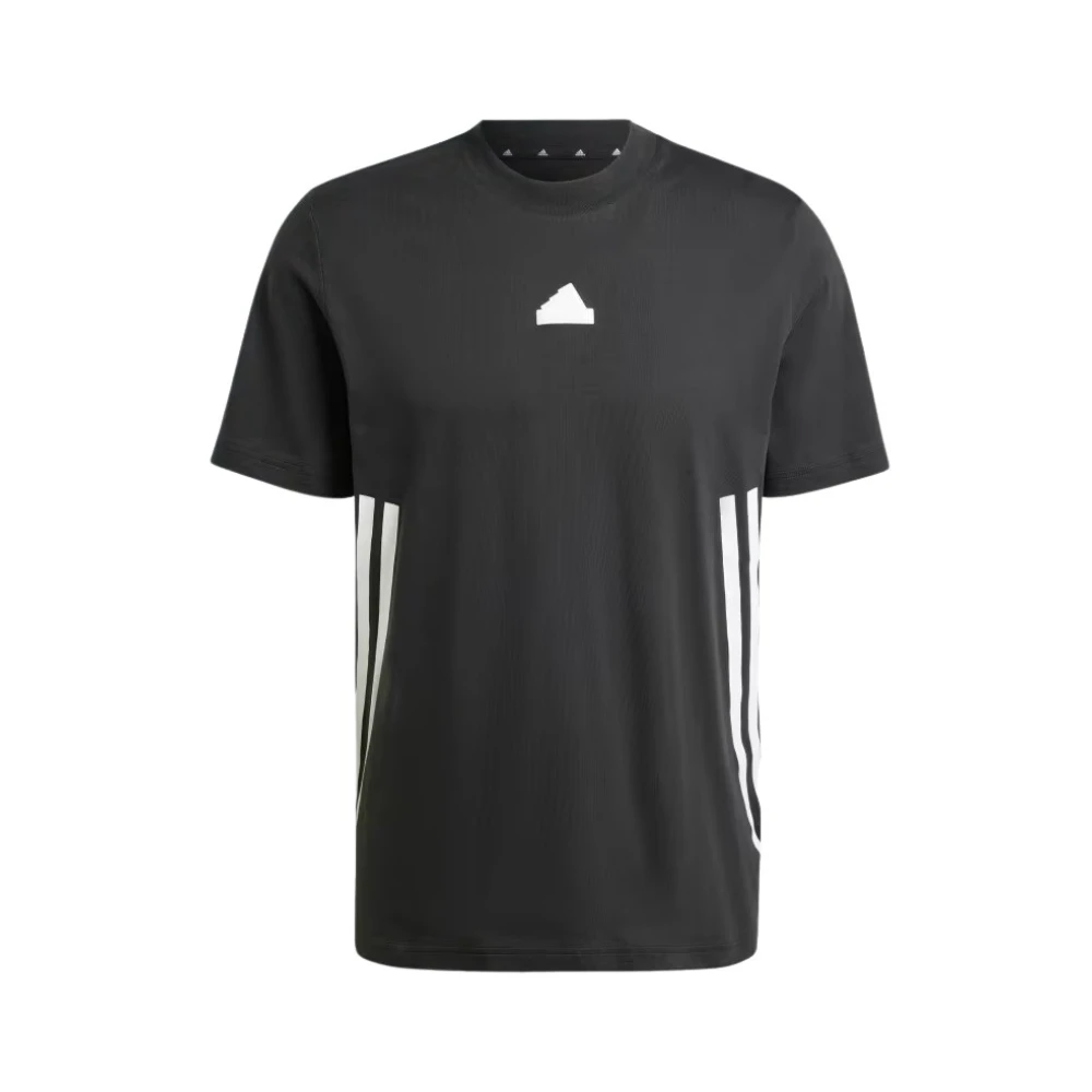 Adidas Future Icons 3-Stripes Tee Zwart Wit Black Heren