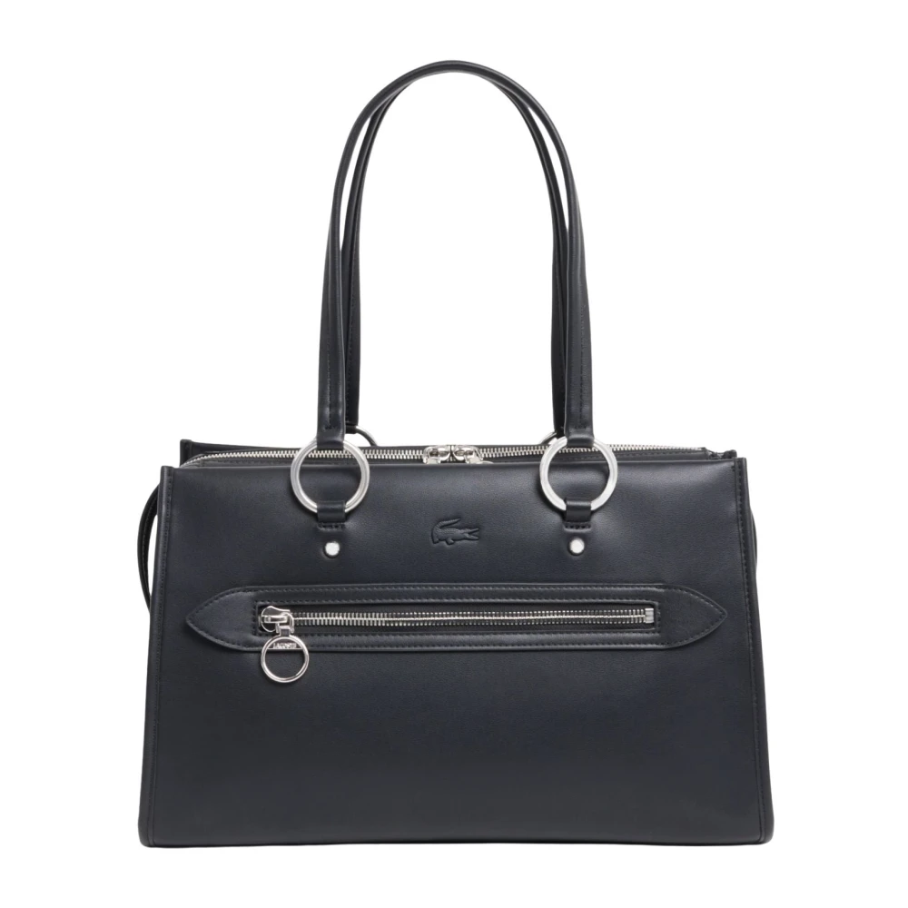 Lacoste Women's Black Celys Shoulder Bag - Shoulder Bags - One Size - Bags