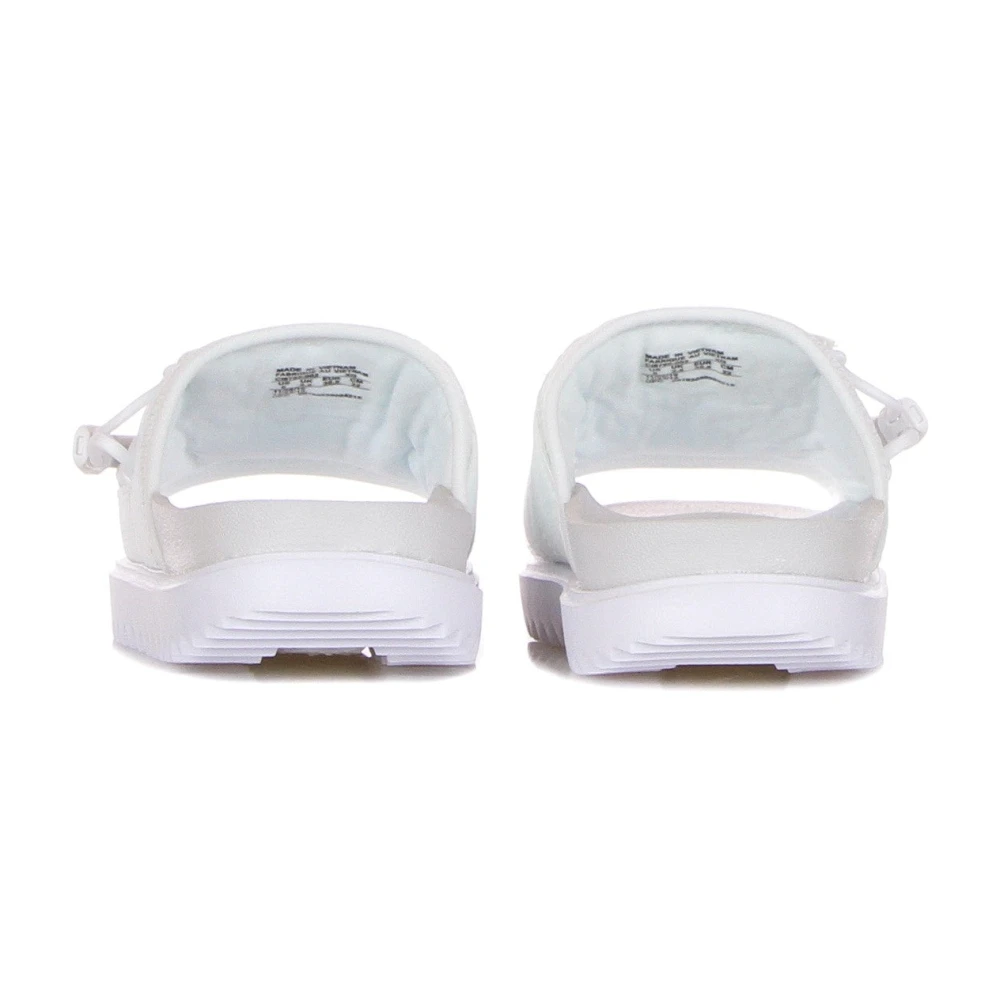 Nike Asuna Slide Pantoffels in Dust Wit White Dames