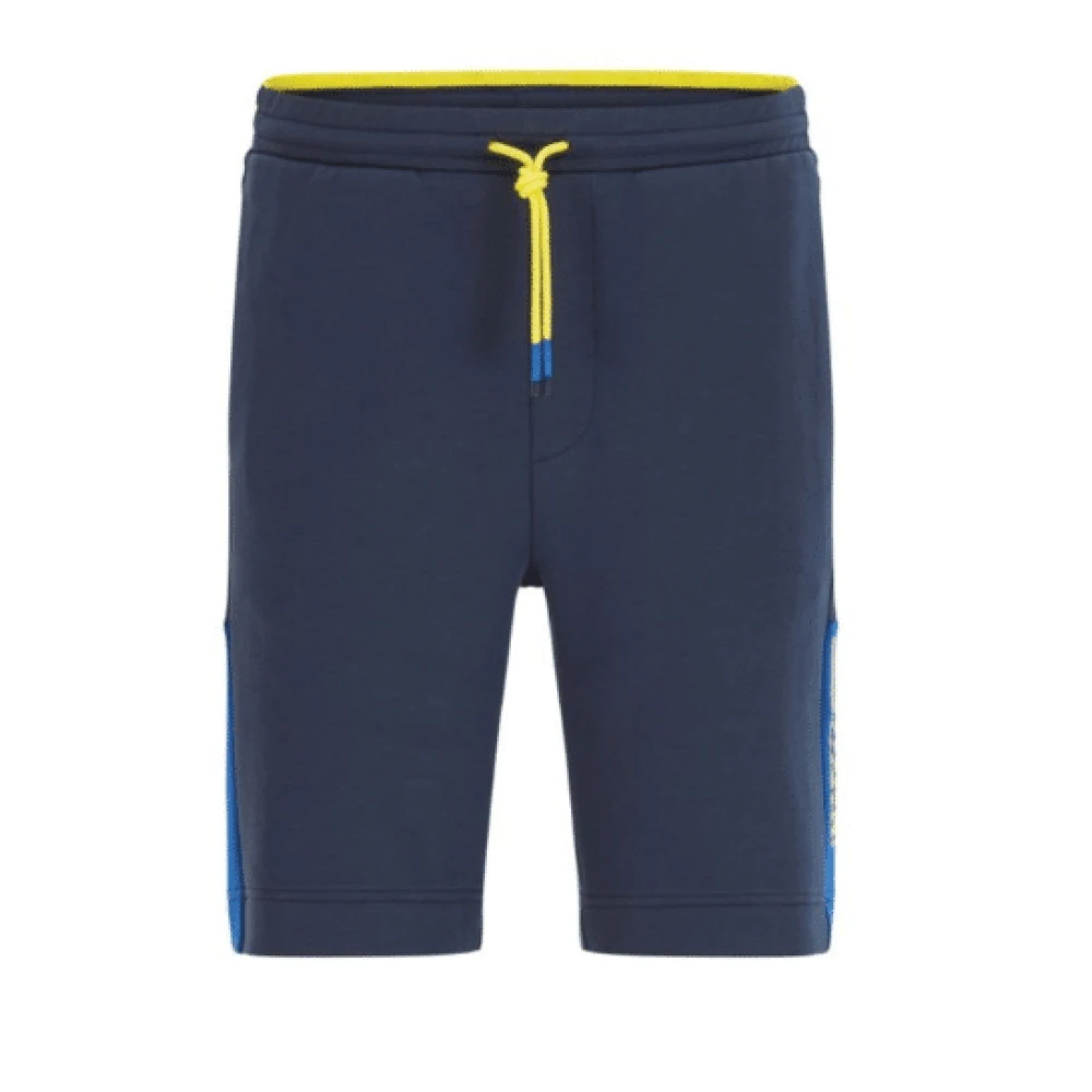 Hugo Boss Casual Sportieve Jersey Shorts Blue Heren