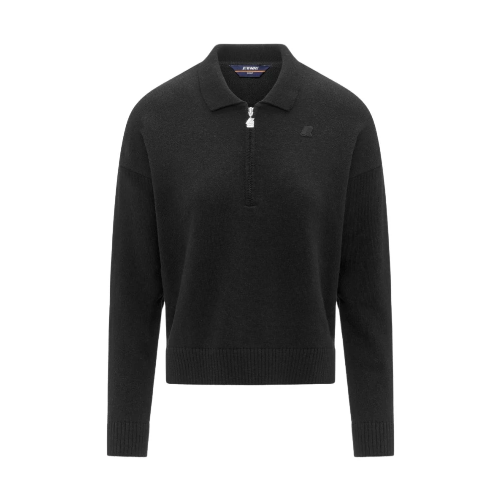 K-Way Damen Schwarz Strickwaren, K, Sgröße: